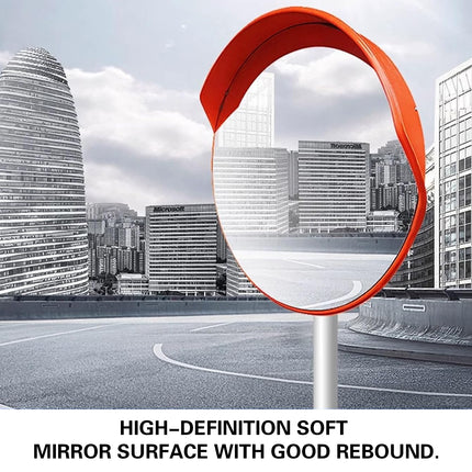 80cm Outdoor Convex Traffic Mirror Wide Angle Blind Spot Driveway Warehouse