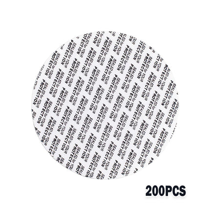 200pcs Pressure Sensitive Gasket Self Adhesive Bottle Cap Sealing Liner for Jars
