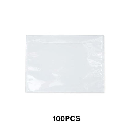 Plastic Bags 100PCS Transparent Zip Lock Clear Resealable Storage Packaging