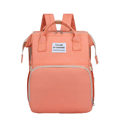 Foldable Travel Backpack with Built In Portable Rest Mat and Storage Compartments