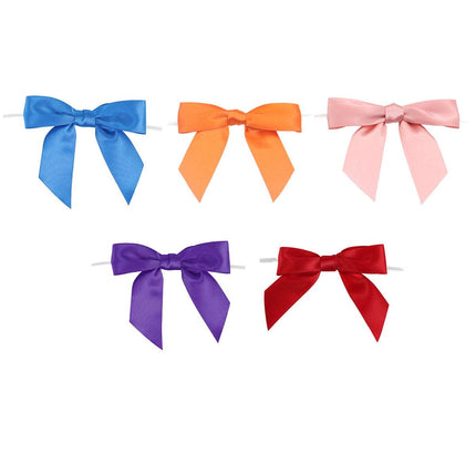 50pcs Bow Gift Packaging Sealing Tie Drawstring Baking Wrap Bag Decorative Ties