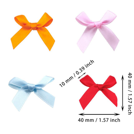 50pcs Ribbon Bows Costume Accessories Decorative Craft Supplies Gift Wrapping
