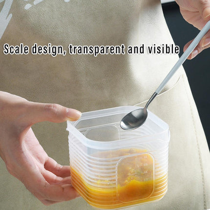 Crisper Refrigerator Storage Box Plastic Sealed Food Compartment Organizer Set