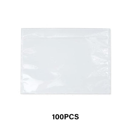 Plastic Bags 100PCS Transparent Zip Lock Clear Resealable Storage Packaging