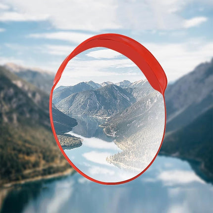 80cm Outdoor Convex Traffic Mirror Wide Angle Blind Spot Driveway Warehouse