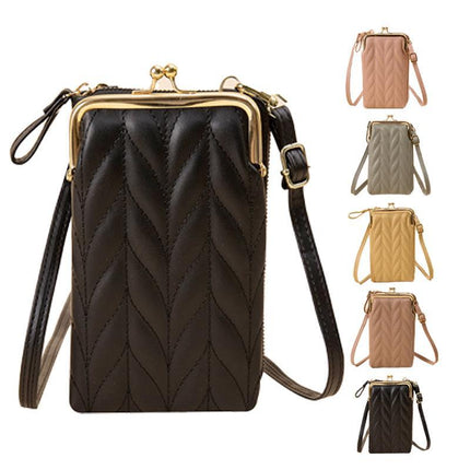 Women Mobile Phone Bag Pu Leather Purse Wallet Shoulder Pouch Small Crossbody Au - Aimall