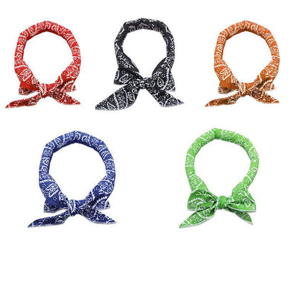 Bandana Headband Cooler Scarf Neck Ice Scarf Wrap Deluxe Outdoor Sport Cooling - Aimall