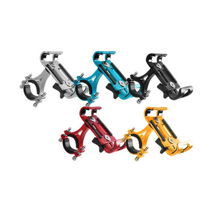 360° Rotate Aluminum Bike Bicycle Handlebar Mobile Phone Holder Mount Universal - Aimall