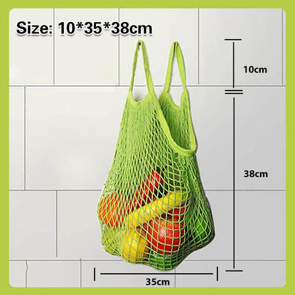Mesh Net Turtle Bag String Shopping Bag Reusable Fruit Storage Handbag Totes Au - Aimall