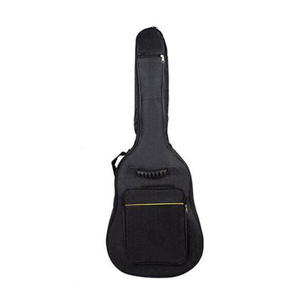 41" Acoustic Guitar Bag Padded Gig Bag Double Straps Backpack Soft Case Black Au - Aimall