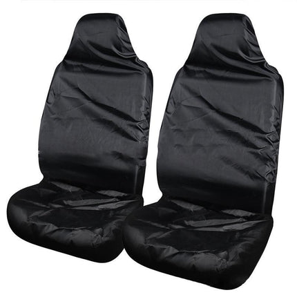 Pair Throw Over Style Car Front Seat Covers Seat Protector Waterproof Universal Aimall