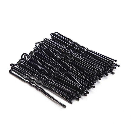 100Pcs 5cm U Shape Hair Pins Bobby Clip Style Bun Tool Womens Girls Accessory - Aimall