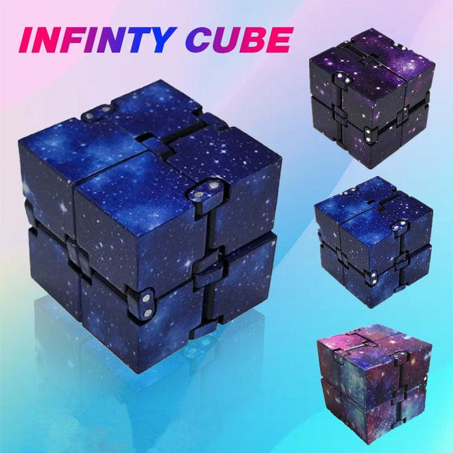Infinity Cube Fidget Toys Magic Puzzle Sensory Autism Anxiety Adhd Stress Relief - Aimall