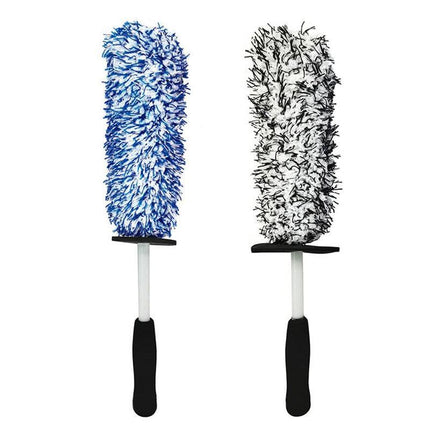 Car Wheel Cleaning Brush Tool Alloy Soft Bristle - Aimall