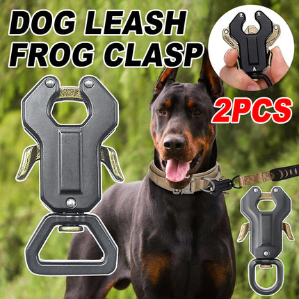 2PCS Frog Clip Swivel Snap Heavy Duty Dog Leash Clip Pet Accessories Hardware