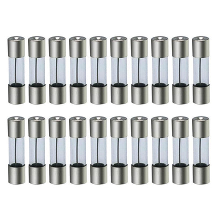 20Pcs M205 Glass Fuse 5Mm X 20Mm Slow Blow 250V / Select From 0.5A To 10A Amp - Aimall