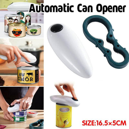 Touch Automatic Can Opener Electric Can Opener Jar Lid Opener Restaurant Home Au - Aimall