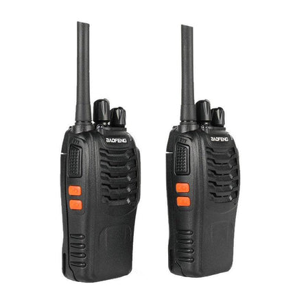 2~6X Bf-88E Two Way Radio Walkie Talkie Uhf 400-470Mhz Handheld + Earbuds - Aimall