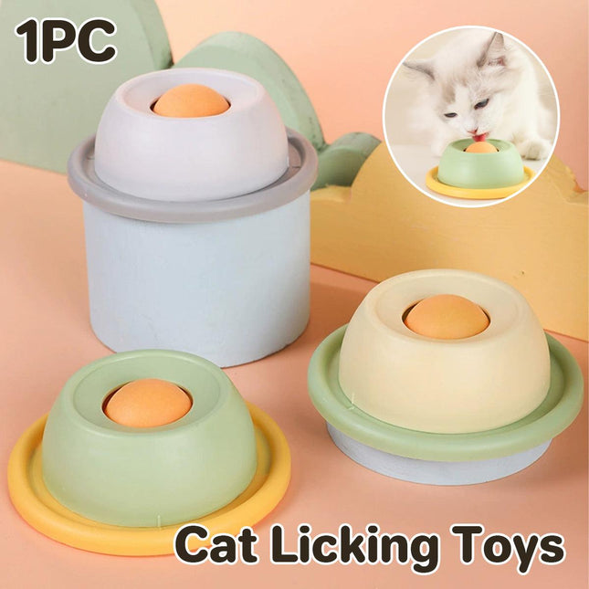 Cat Lick Toys Slow Food Tray Tease Interactive Cat Toy for Eating and Fun