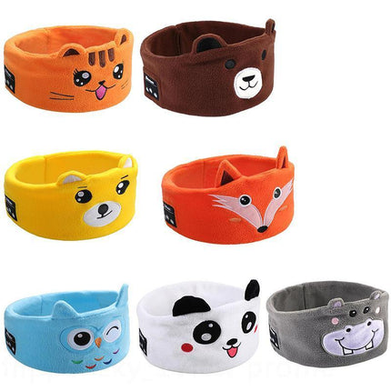 Kids Bluetooth Headband Headphone Earphone Wireless Sleeping Music Headwear Cute - Aimall