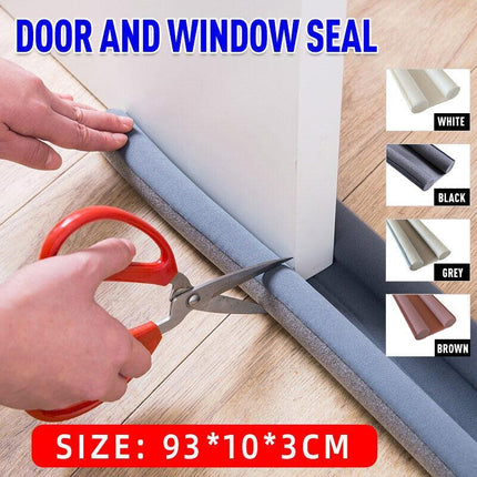 Door Bottom Seal Draft Stopper Guard Threshold Sealing Strip Wind Dust Protector
