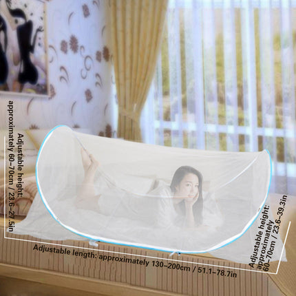 Pop Up Mosquito Net Foldable Portable Bed Travel Dormitory Adjustable Size