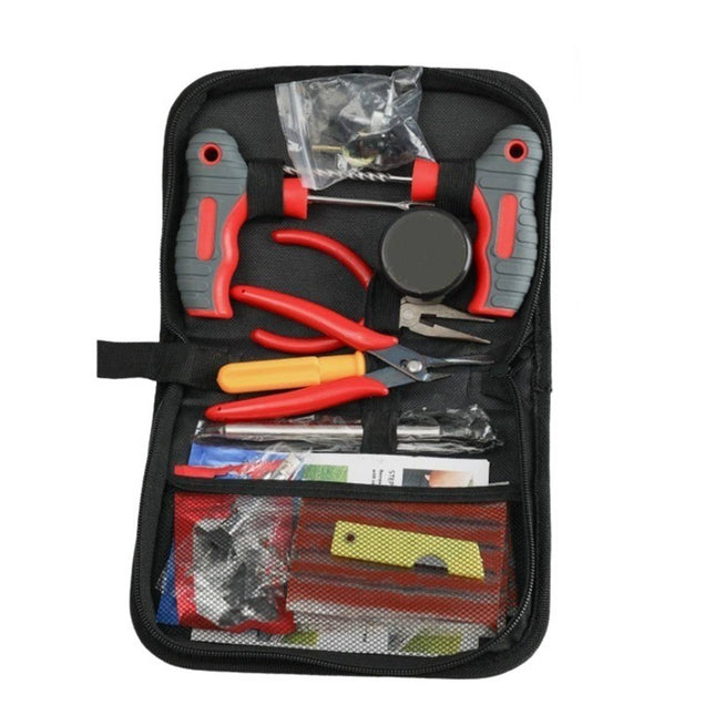 75 Piece Tubeless Tire Repair Tool Kit in Case