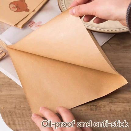 50PCS Sandwich Disposable Paper Bags Food Grade Oil Proof Food Storage Packing