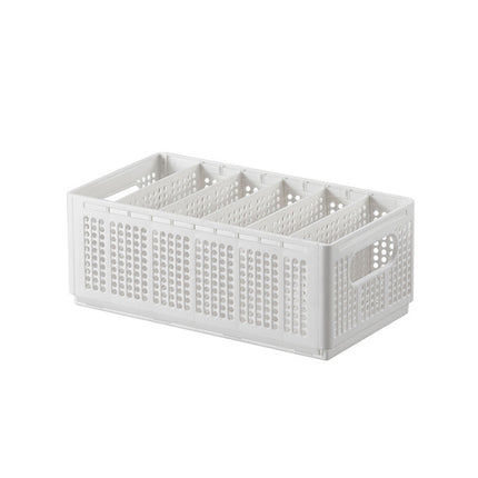 Wardrobe Storage Basket Set Multi-Size Compartment Boxes for Clothes Storage