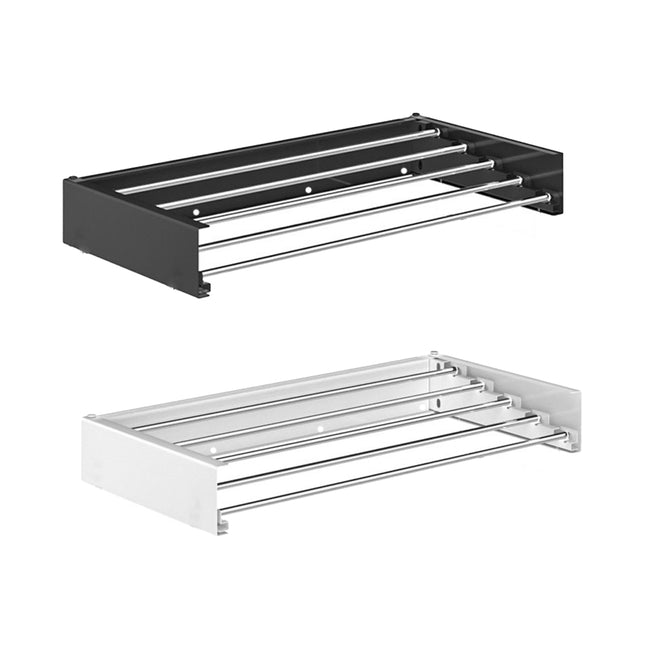 Foldable Wall Hanging Clothes Drying Rack Invisible Balcony Towel Laundry Rack