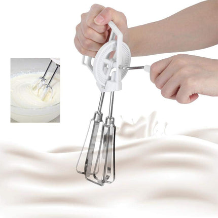Stainless Steel Hand Mixer Whisk Baking Tool Household Flour Beater for Kitchen