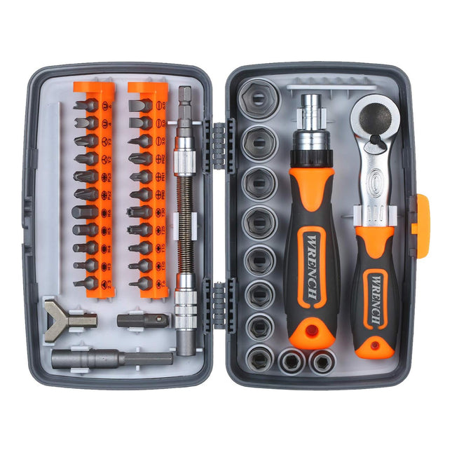 Home Multi Function Ratchet Screwdriver Set Durable for Home Repairing Daily Use