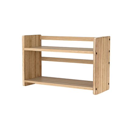 Solid Wood Movable Bookend Storage Decoration For Home Office Desk Shelf Durable