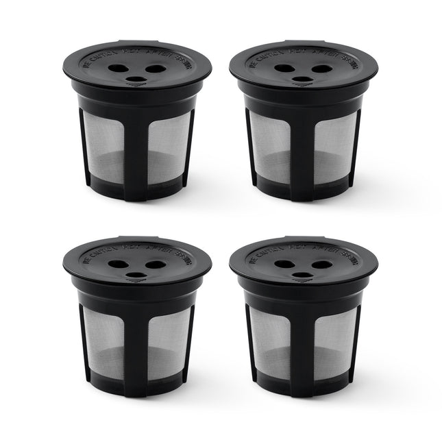 4PCS 3 Hole K-Cup Coffee Capsule Coffee Maker Reusable Filter For Keurig Brewers