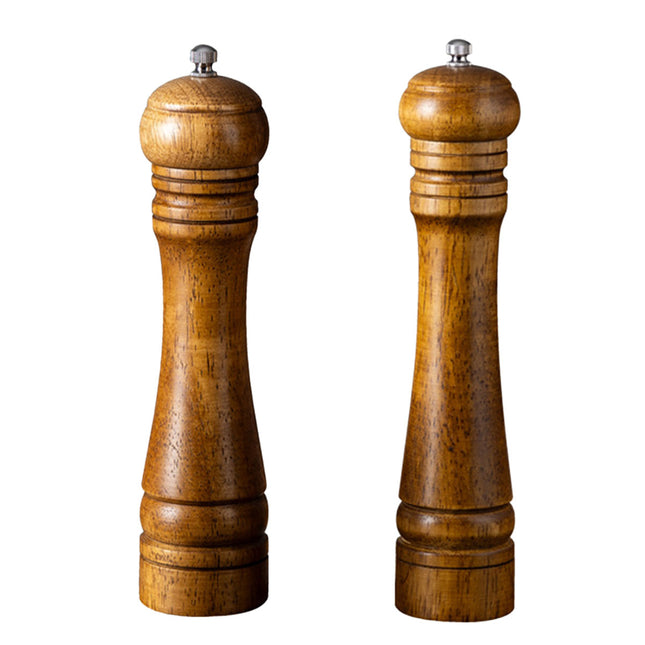 Wooden Pepper Grinder Manual Salt Spice Mill Bottle Household Grinding Tool