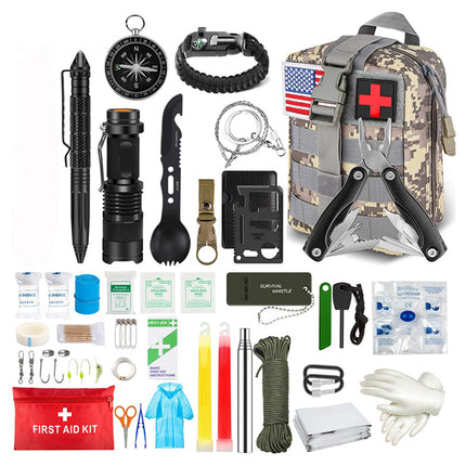 Outdoor Camping Adventure Multi-Function Survival Tool Set for Outdoor Emergency