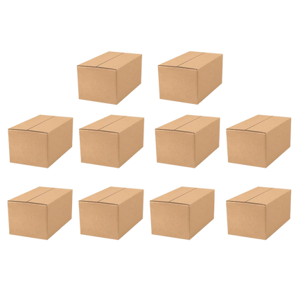 10pcs Thick Carton Box 60x50x50cm Heavy Duty Packing Box for Shipping Storage