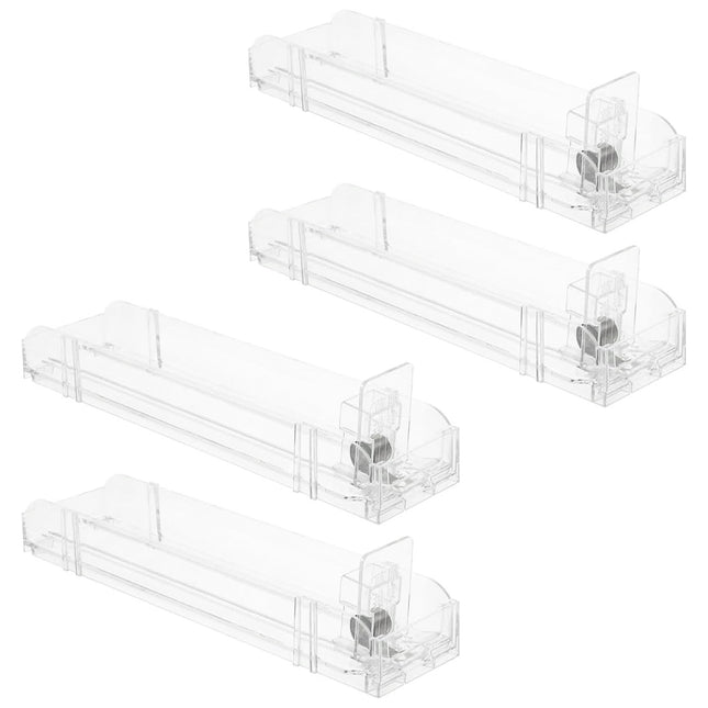 4pcs Supermarket Cigarette Pusher Acrylic Display Stand with Buckle Connector