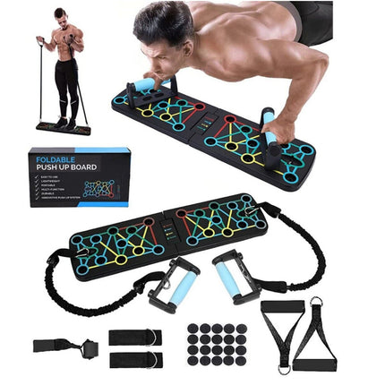 Push Up Board Home Multi Functional Fitness Folding Portable Gym Exercise Tool