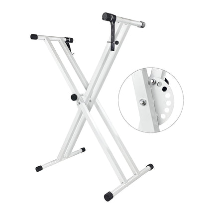 White Electronic Keyboard Stand Electronic Keyboard Stand for Home Studio