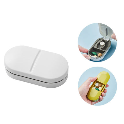 3PCS Tablet Cutter Pill Splitter Portable Medicine Box Pill Organizer Divider