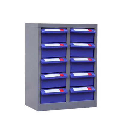 10-Compartment Drawer Type Parts Cabinet Space Saving Organizer Wear-Resistant