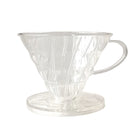 Household Hand Drip Coffee Filter Cup Reusable Plastic Cone Shaped HeatResistant