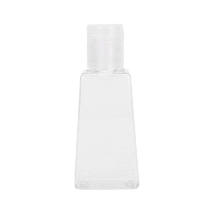 Trapezoidal Plastic Bottles 100PCS 30ML 60ML Clear Refillable Travel Cosmetic Jar