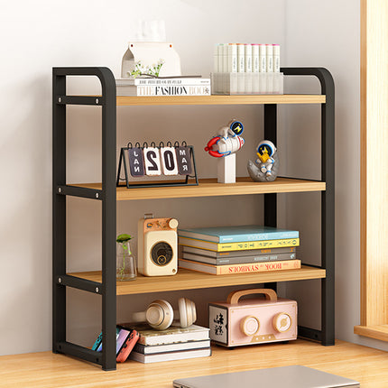 3-Tier Adjustable Desktop Storage Rack Space Saving Sturdy for Office Home Use