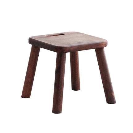 Home Solid Wood Small Bench Shoe Bench Compact Design for Entryway Living Room