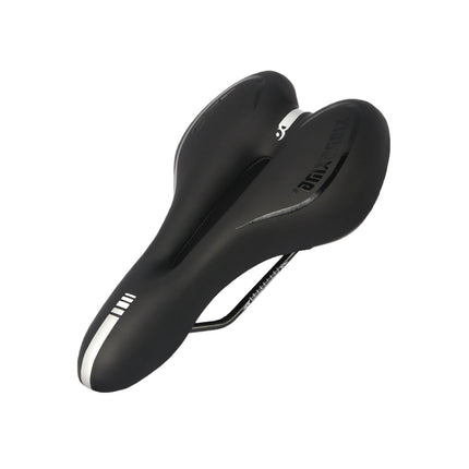 Gel Hollow Bike Saddle 28 x 14.5cm Black Comfort Seat