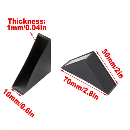 100pcs Plastic Corner Protector Right Angle Frame Cabinet Furniture Door Edge