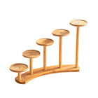 Bamboo Indoor Desktop Flower Stand for Living Room Office MultiTier Plant Holder