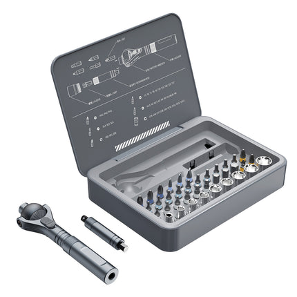40 in 1 Ratchet Screwdriver Set Sturdy Durable Steel Bits for Auto Home Repair